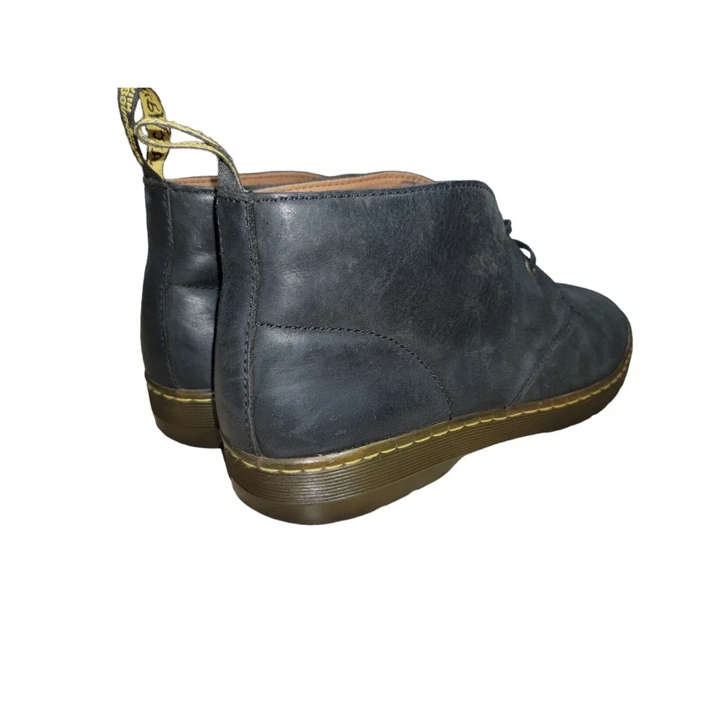 Dr. Doc Martens Men's Black Leather‎ Cabrillo Crazy Horse Chukka Boots Size 13 M